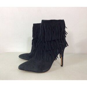 Steve Madden Suede Flapper Boots High Heel Womens 6
